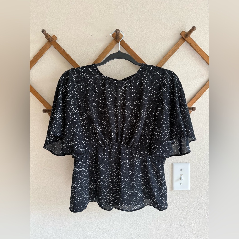 pretty dotted blouse | express